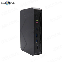 Mini PC EGLOBAL para Juegos con Intel Core I7 8750H, 2*DDR4, M.2, Windows 10, 3 Pantallas, 7 Puertos USB, RJ45 Gigabit LAN, Audio, WIFI 6, Bluetooth y Linux