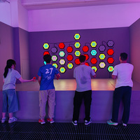 Panneau lumineux LED interactif à induction pour arène de jeu, idéal pour salle de jeux, team building et jeux d'intérieur