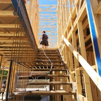 Escalier Flottant de Luxe Haut de Gamme pour Villa, Hall d'Hôtel, Foyer, Entrée – Conception Intérieure Sur Mesure, Fabrication en Usine