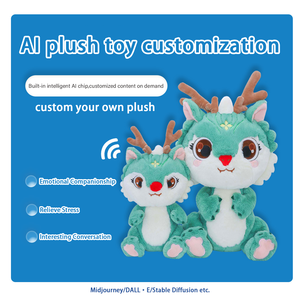 Ai ตุ๊กตาของเล่นมาสค็อตผ้าพลัฌออกแบบได้ตามต้องการของเล่นตุ๊กตาออกแบบได้ตามต้องการจากโรงงาน - Product Image 3