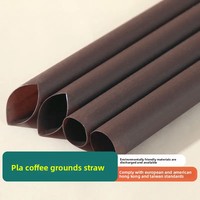 Pailles à boire droites jetables Yuanyi PLA biodégradables, écologiques, compostables, recyclables, qualité alimentaire, sans BPA, 200 mm