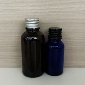 Frasco de Vidrio Azul Cobalto de 15 ml para Perfume, Aromaterapia, Almacenamiento de Aceites Esenciales, con Tapa de Aluminio - Product Image 4