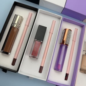 Kit Rossetto Liquido e Matita Labbra all'Ingrosso con Etichetta Privata, Tubetto <span class=keywords><strong>Rosa</strong></span>, Lipgloss Opaco, <span class=keywords><strong>Lucidalabbra</strong></span> Nude Fai da Te, Impermeabile e Lucido - Product Image 5