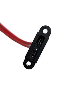 Connecteur 2 broches avec faisceau de câbles 12AWG, borne femelle à fourche, câble de raccordement rapide automobile avec bride de fixation - Product Image 5