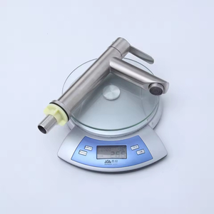 Robinet de lavabo contemporain à montage sur plan, en acier inoxydable, à poignée unique, avec valve en céramique, à débit contrôlé, fabriqué en Chine, vente en gros - Product Image 6