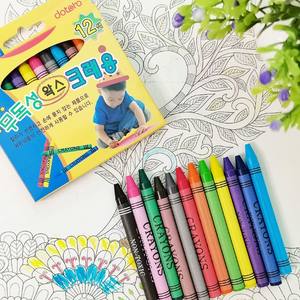 Vente en gros Ensemble <span class=keywords><strong>de</strong></span> crayons <span class=keywords><strong>de</strong></span> <span class=keywords><strong>cire</strong></span> 12 couleurs personnalisés pour enfants, soyeux et lavables - Product Image 3