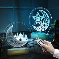 Lampe de Nuit LED 3D Kanlong Personnalisée, Lampe de Table en Acrylique Créative USB, Motif Personnalisable pour Décoration de Chambre, Maison et Sommeil