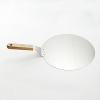 Offre Spéciale : Spatule à Pizza en Acier Inoxydable avec Manche en Bois – Fabricant de Spatules et Couteaux à Pizza