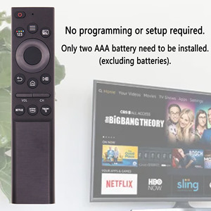 รีโมทคอนโทรลแบบสากลสำหรับ <span class=keywords><strong>Samsung</strong></span> LED LCD <span class=keywords><strong>QLED</strong></span> 4K 8K UHD 3D HDTV กรอบ HDR คริสตัลโค้งสมาร์ททีวี (BN59-01312B) - Product Image 6
