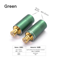 Green Oem Odm0.78 Pin Earphone Pin Headset Plug kawat konektor Audio Jack Adapter