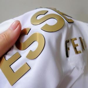 Logo personalizzato in Silicone Textil Vinil con pellicola a trasferimento di calore spesso stampato in Silicone TPU per etichette di indumento per t-shirt - Product Image 1