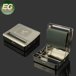 EA314 Automatic Antique Metal Tobacco Rolling Machine Handheld Tray Cigar Paper Roller