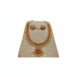 SFNECK21 Ensemble de colliers de bijoux fins en pierre Pota plaquée or - Product Image 2