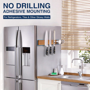 Di alta qualità Multi-funzione coltello striscia magnetica senza 16.5 di perforazione "16" coltello magnete parte porta coltello <span class=keywords><strong>magnetico</strong></span> per parete - Product Image 3