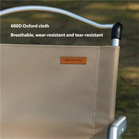 Chaise pliante Kermit en alliage d'aluminium ultra-léger, portable pour le camping en plein air, les activités de camping et les pique-niques