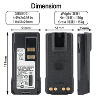 Baterai PMNN4448AR untuk DP2400 DP4400 DP4600 DP4800 DP4401 DP4601 DP4801 APX1000 APX2000 Walkie Talkie Baterai Li-ion 3200MAH