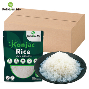 <span class=keywords><strong>Riz</strong></span> Shirataki <span class=keywords><strong>Konjac</strong></span> Konnyaku Keto Instantané à Faible Teneur en Glucides, Sans Gluten, Certifié Halal et Casher, Marque Privée Économique Ketoslim Mo - Product Image 1