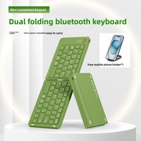 Keyboard Lipat Nirkabel Terbaru untuk Laptop, Ponsel, dan Penggunaan Kantor, Mini dan Portabel