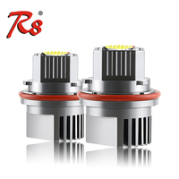 Ecouteur yeux d'ange 2 pièces pour ampoule LED 80W, haute qualité, sans erreur, E39, E60, E61, E63, E64, X3, X5, 6000K