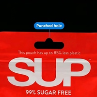 Sacs personnalisés mats octogonaux à fond carré en PE recyclable, étanches à l'humidité, avec fenêtre transparente et fermeture éclair refermable