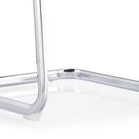 Chaise de bureau ergonomique JOHOOFURNITURE avec base cantilever, fabrication chinoise, idéale pour salle de conférence, coussin épais et confortable