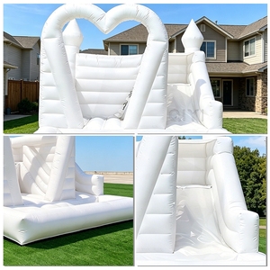 Commercial White Bounce House with <b>slide</b> Combo Adult Bouncy Jumping Castle Kids Party Inflatable Bouncer - Product Image 4