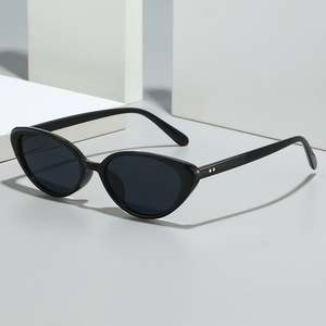 Gafas de Sol Personalizadas con Logotipo, Moda Vintage 2025, Montura de PC con Remaches, Protección UV400, Diseño Ojo de Gato Pequeño, Unisex - Product Image 3