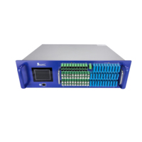 Amplificateur optique Wsee FTTH 1550nm WDM EDFA 128/64/32 ports 3U CATV, amplificateur optique haute puissance EYDFA Duan 2x1550nm, entrées TV
