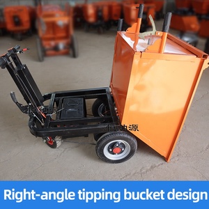 60Cm 48V 800W Mini Handduw Landbouw Driewieler Transporter Dump Project Elektrische Aswagen Levering Dump <span class=keywords><strong>Truck</strong></span> - Product Image 4