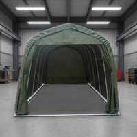 Abri de stationnement pour voiture arqué robuste de 7FT et 12FT, imperméable, portable, mobile, pour extérieur, abri de rangement, auvent de garage