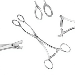 Pinces à pansements Collin en acier inoxydable, pinces chirurgicales pour manipulation des tissus, instrument médical à pansements, outil chirurgical réutilisable - Product Image 1