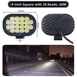 Accesorios para Motos, Luces LED para Camiones 12V/24V, Luces de Reversa para Autos, Faros para Montacargas, Luces Antiniebla Ultra Brillantes Mejoradas - Product Image 4