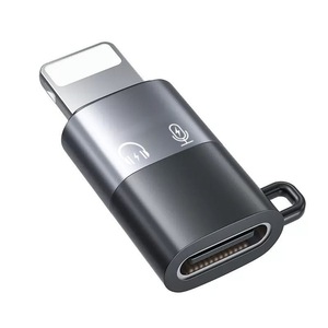 Adaptateur de câble audio Lightning vers Type-C OTG, convertisseur de microphone pour instrument pour la diffusion en direct - Product Image 1