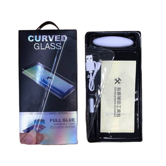 UV Nano Liquid Full Glue Tempered Glass for Samsung S23 ultra S23 S23 Plus Screen Protector Glass