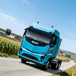 Camión Tractor Eléctrico 6x4 de Alta Calidad, Camión EV de Nueva Energía con Batería de Larga Duración, Tractor Pesado - Product Image 4