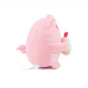 Peluche lion rose adorable avec design cupcake, doublure en coton doux et maille, pour bébé, enfant, cadeau et décoration intérieure - Product Image 5