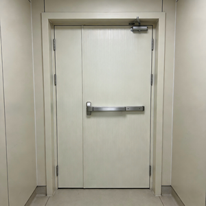 Puerta Cortafuego de Acero Inoxidable ODM/OEM Directo de Fábrica, Certificación CE, 2 Horas de Resistencia al Fuego, Apertura Push-Pull, Uso Comercial y Hotelero - Product Image 1