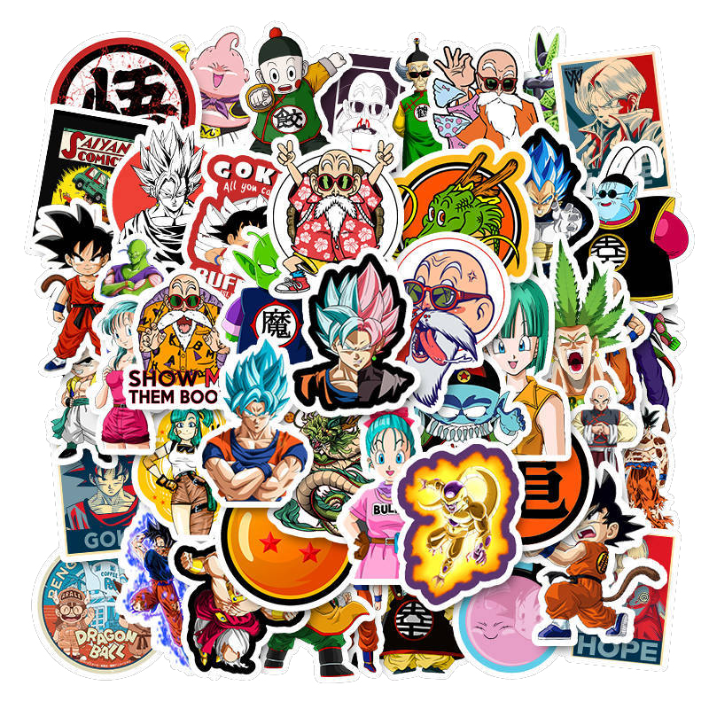 50Pcs Deagon Ball Pegatinas