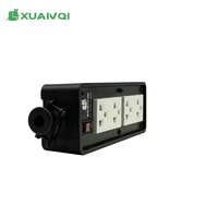 Boîte de prises universelle portable 4 gangues 250V 16A, bloc de prises de courant industriel robuste 3500W pour extérieur