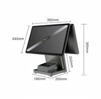 Proveedor de Terminales Punto de Venta Todo en Uno con Pantalla Táctil Dual de 15.6 Pulgadas