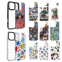 Coque de téléphone détachable et amovible antichoc en TPU noir 2,8 mm et PC 2 mm avec logo personnalisable par sublimation pour iPhone 17/18 Pro Max