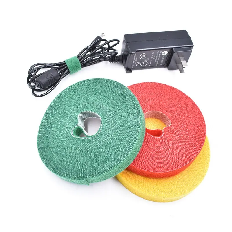Hot Sale 25MM Velcroes 100% Nylon Hook And Loop Band Tape Thin Heavy Duty Back To Back Self Adhesive Double Side
