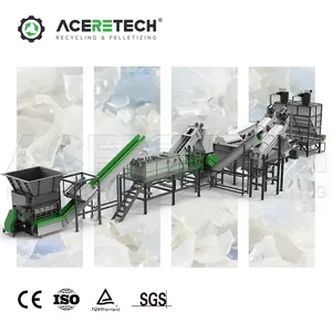 AWS-PET Plastic Washing Recycling Machinery PET Bottles Washing Recycling Line With Waste Recycling Sorting Machine