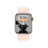 Montre connectée GS9 Mini avec moniteur de fréquence cardiaque et d'oxygène sanguin, étanche, Android, écran OLED NFC de 1,7 pouce, GPS