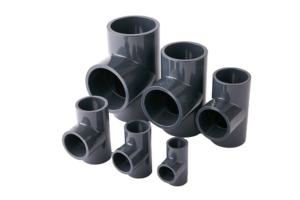 عالمي صناعي كيميائي عالي الجودة مشهور معيار الدين PN16 Upvc تي <span class=keywords><strong>PVC</strong></span> - Product Image 4