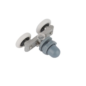 Aluminum <b>Swing</b> Wheels Double Roller For Shower Door Glass <b>Sliding</b> Door Hanging Rollers JT 002 - Product Image 1