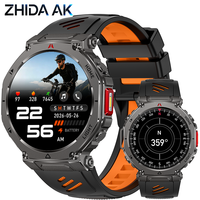 Nouvelle montre connectée HT52, étanche et anti-poussière IP68, 1000 mAh, suivi sportif, activités de plein air, fitness masculin, qualité du sommeil, fréquence cardiaque, boussole