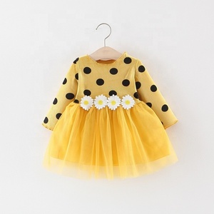 Primavera <span class=keywords><strong>Autunno</strong></span> Bella Capretti del Vestito Dei Vestiti Casuali Del Bambino del Vestito Della Ragazza - Product Image 1