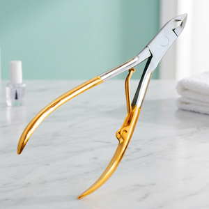 ASAP Professional Rose Gold Stainless Steel <b>Nail</b> <b>Tool</b> 100% Baby-Friendly Double Spring Curved Blade Wide Jaw Opening Clipper - Product Image 4