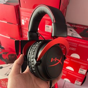 Casque filaire <span class=keywords><strong>HyperX</strong></span> <span class=keywords><strong>Cloud</strong></span> <span class=keywords><strong>2</strong></span> circum-auriculaire de couleur rouge, équipé d'un microphone pour les jeux sur ordinateur et le travail de DJ - Product Image 3